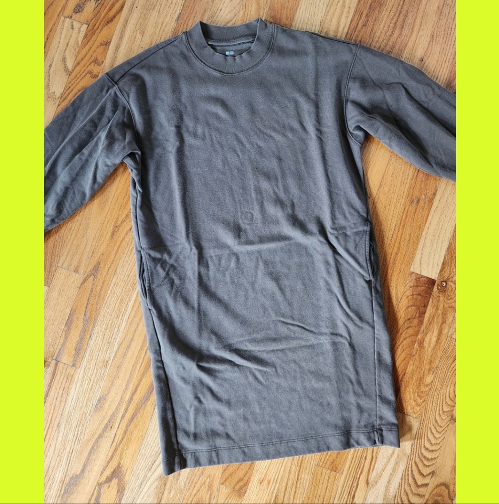 Uniqlo Women's Dark Brown Long Sleeve Dress